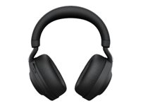 Jabra Evolve2 85 UC Stereo - Hodesett - full størrelse - Bluetooth - trådløs, kablet - aktiv støydemping - 3,5 mm jakk - lydisolerende - svart 28599-989-989