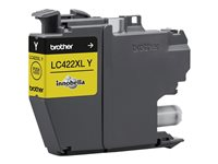 Brother LC422XLY - Høy ytelse - gul - original - blekkpatron - for Brother MFC-J5340DW, MFC-J5345DW, MFC-J5740DW, MFC-J6540DW, MFC-J6940DW LC422XLY