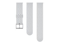 Suunto Athletic 1 - Klokkestropp for smart armbåndsur - Liten/medium størrelse - pebble white - for Suunto 3 SS050553000
