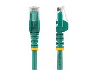 StarTech.com 5m CAT6 Ethernet Cable, 10 Gigabit Snagless RJ45 650MHz 100W PoE Patch Cord, CAT 6 10GbE UTP Network Cable w/Strain Relief, Green, Wiring is UL Certified/TIA - Category 6 - 24AWG (N6PATC5MGN) - Koblingskabel - RJ-45 (hann) til RJ-45 (hann) - 5 m - UTP - CAT 6 - uten hindringer - grønn N6PATC5MGN