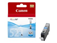 Canon CLI-521C - 9 ml - cyan - original - blekkbeholder - for PIXMA iP3600, iP4700, MP540, MP550, MP560, MP620, MP630, MP640, MP980, MP990, MX860, MX870 2934B001