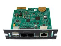 APC Network Management Card 3 with PowerChute Network Shutdown & Environmental Monitoring - Adapter for fjernstyrt administrasjon - 1GbE - 1000Base-T - for P/N: SMTL2200RM2UC, SMTL3000RM2UC, SMTL3000RM2UCNC, SRTL10KRM4UT, SRTL8KRM4UT AP9641