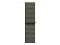 Apple - Sløyfe for smart armbåndsur - 40mm - 130 - 200 mm - skog - for Watch Hermès Series 7, Hermès Series 9, SE 3, Series 10, Series 11, Series 8, Series 9 MFF74ZM/A