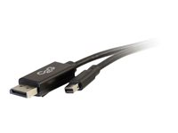 C2G 3m Mini DisplayPort to DisplayPort Adapter Cable 4K UHD - Black - DisplayPort-kabel - Mini DisplayPort (hann) til DisplayPort (hann) - 3 m - svart 84302