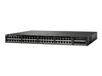 Cisco Catalyst 3650-48FD-L - Switch - Styrt - 48 x 10/100/1000 (PoE+) + 2 x 10 Gigabit SFP+ - stasjonær, rackmonterbar - PoE+ (775 W) WS-C3650-48FD-L