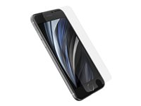 OtterBox Alpha Glass - Skjermbeskyttelse for mobiltelefon - antimikrobiell - glass - for Apple iPhone 6, 6s, 7, 8, SE (2nd generation), SE (3rd generation) 77-88309