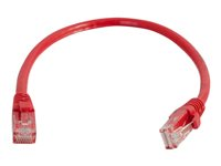 C2G Cat5e Booted Unshielded (UTP) Network Patch Cable - Koblingskabel - RJ-45 (hann) til RJ-45 (hann) - 5 m - UTP - CAT 5e - formstøpt, uten hindringer, flertrådet - rød 83225