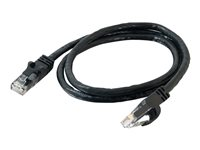 C2G Cat6 Booted Unshielded (UTP) Network Patch Cable - Koblingskabel - RJ-45 (hann) til RJ-45 (hann) - 15 m - UTP - CAT 6 - formstøpt, uten hindringer, flertrådet - svart 83413