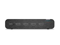 Belkin Universal Secure Dual-Head - 2. generasjon - KVM / lydsvitsj - 4 x KVM/lyd - 1 lokalbruker - stasjonær - TAA-samsvar F1DN204KVM-UN-4