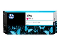 HP 728 - 300 ml - magenta - original - DesignJet - blekkpatron - for DesignJet T730, T830 F9K16A
