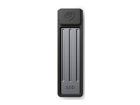 Seagate Ultra Compact STMX2000400 - SSD - 2 TB - ekstern (bærbar) - USB 3.2 Gen 2 (USB-C kontakt) - mørk grå - med Seagate Rescue Data Recovery STMX2000400