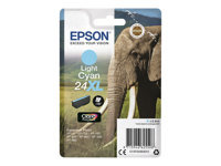 Epson 24XL - 9.8 ml - XL - cyan - original - blekkpatron - for Expression Photo XP-55, 750, 760, 850, 860, 950, 960, 970; Expression Premium XP-750, 850 C13T24354012