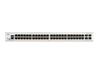 Cisco Catalyst 1300-48T-4G - Switch - L3 - Styrt - 48 x 10/100/1000Base-T + 4 x 10 Gigabit SFP+ - rackmonterbar C1300-48T-4G
