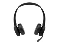 Cisco Headset 722 - Hodesett - on-ear - Bluetooth - trådløs - karbon sort - Cisco Webex Certified BUN-722+CAMD-C-WW