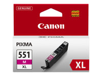 Canon CLI-551M XL - 11 ml - Høy ytelse - magenta - original - blekkbeholder - for PIXMA iP8750, iX6850, MG5550, MG5650, MG5655, MG6450, MG6650, MG7150, MG7550, MX725, MX925 6445B001