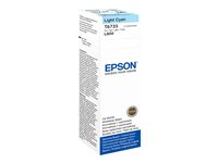 Epson T6735 - 70 ml - lys cyan - original - blekkrefill - for Epson L1800, L800, L805, L810, L850; EcoTank L1800 C13T67354A