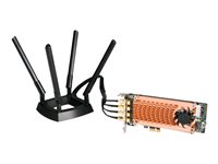 QNAP QWA-AC2600 - Nettverksadapter - PCIe 2.0 lav profil - Wi-Fi 5 - for QNAP TS-1232, 1277, 253, 453, 473, 677, 832, 853, 877, 977, TVS-2472, 473, 673, 872, 873 QWA-AC2600