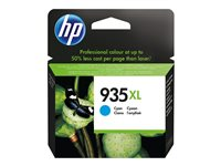 HP 935XL - Høy ytelse - cyan - original - blekkpatron - for Officejet 6812, 6815, 6820; Officejet Pro 6230, 6230 ePrinter, 6830, 6835 C2P24AE#BGX