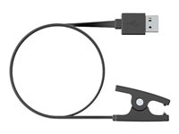 Suunto - Strømkabel - USB (hann) til fjærklips - for Suunto 3, 5, Ambit, Ambit2, Ambit3, Traverse SS018627000