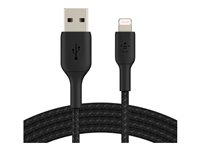 Belkin BOOST CHARGE - Lightning-kabel - Lightning hann til USB hann - 15 cm - svart CAA002BT0MBK