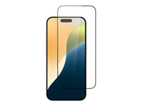 Screenor - Skjermbeskyttelse for mobiltelefon - glass - svart - for Apple iPhone 16 Pro Max 16061SN