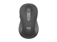 Logitech Signature M650 L for Business - Mus - høyrehendt - 5 knapper - trådløs - Bluetooth, 2.4 GHz - Logitech Logi Bolt USB-mottaker - grafitt 910-006348