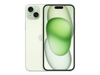 Apple iPhone 15 Plus - 5G smartphone - dobbelt-SIM / Internminne 256 GB - OLED-display - 6.7" - 2796 x 1290 pixels - 2x bakkameraer 48 MP, 12 MP - front camera 12 MP - grønn MU1G3QN/A