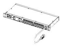 Eaton ePDU G3 Metered Input - Strømfordelerenhet (kan monteres i rack) - AC 230 V - enkeltfase - Ethernet 10/100, RS-232 - inngang: IEC 60320 C14 - utgangskontakter: 8 (power IEC 60320 C13) - 1U - 3 m kabel EMIH02