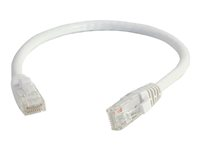 C2G Cat5e Booted Unshielded (UTP) Network Patch Cable - Koblingskabel - RJ-45 (hann) til RJ-45 (hann) - 5 m - UTP - CAT 5e - formstøpt, uten hindringer, flertrådet - hvit 83265