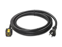 APC - Strømkabel - NEMA 5-20 (hann) til IEC 60320 C19 - AC 120 V - 20 A - 3 m - svart - for P/N: SMT2200I-AR, SMT2200R2I-AR, SMT3000I-AR, SMT3000R2I-AR, SMX2KR2UNCX145 AP8751