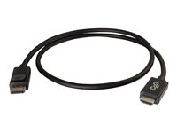 C2G 6ft DisplayPort to HDMI Cable - DP to HDMI Adapter Cable - M/M - DisplayPort-kabel - DisplayPort (hann) til HDMI (hann) - 1.8 m - svart 54326