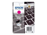 Epson 407 - 20.3 ml - L-størrelse - magenta - original - blekkpatron - for WorkForce Pro WF-4745, WF-4745DTWF C13T07U340