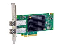 Emulex LPE36002-M64 - Vertbussadapter - PCIe 4.0 x8 lav profil - 64Gb Fibre Channel Gen 7 (Short Wave) x 2 LPE36002-M64