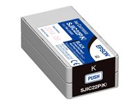 Epson SJIC22P(K) - Svart - original - blekkpatron - for TM C3500 C33S020601