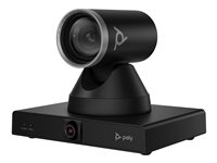 Poly Studio E60 - Konferansekamera - PTZ - farge - 2 x 8 MP - 3840 x 2160 - 4K UHD (3840 x 2160), 2160p - lyd - LAN - USB - DC 12 V / PoE Pluss - TAA-samsvar 9W1A7AA#AC3