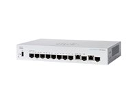 Cisco Business 350 Series CBS350-8S-E-2G - Switch - L3 - Styrt - 8 x Gigabit SFP + 2 x kombo-1000Base-T - rackmonterbar - gjenfabrikert CBS350-8S-E2GUK-RF