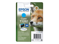 Epson T1282 - 3.5 ml - M-størrelse - cyan - original - blister - blekkpatron - for Stylus S22, SX130, SX230, SX235, SX430, SX435, SX438, SX440, SX445; Stylus Office BX305 C13T12824012