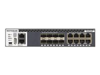 NETGEAR M4300-8X8F - Switch - L3 - Styrt - 8 x 10/100/1000/10000 + 8 x 10 Gigabit SFP+ - front til bakside-luftflyt - rackmonterbar XSM4316S-100NES