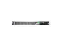 APC Smart-UPS Ultra - UPS (kan monteres i rack) (høy tetthet) - med innebygd administrasjonskort for nettverk - AC 220/230/240 V - 2200 watt - 2200 VA - litiumion - USB, Ethernet - utgangskontakter: 5 - 1U - sølvgrå SRTL2K2RM1UINC