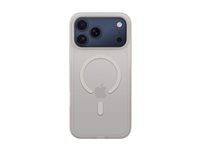 Belkin SheerForce Grip Series - Baksidedeksel for mobiltelefon - MagSafe-samsvar - laget av resirkulerte materialer - sand - for Apple iPhone 17 Pro Max MSA036HQSA