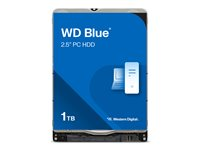 WD Blue WD10SPZX - Harddisk - 1 TB - intern - 2.5" - SATA 6Gb/s - 5400 rpm - buffer: 128 MB WD10SPZX