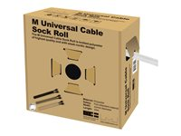 Multibrackets M Universal Cable Sock Roll 40 mm x 50 m - Kabelordner - hvit 7350022732490