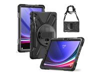 Insmat - Baksidedeksel for nettbrett - robust - rugged armor - polykarbonat, gummi, termoplast-polyuretan (TPU) - for Samsung Galaxy Tab S8+, Tab S9+ 652-1288