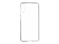 Insmat Crystal - Baksidedeksel for mobiltelefon - klarsvart - for Samsung Galaxy A20 650-1661