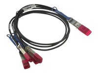 Dell 100GbE Passive Direct Attach Breakout Cable - Direktekoblingskabel - QSFP28 til SFP28 - 2 m - for Networking S6100-ON; PowerEdge C6420; Networking Z9100-ON 470-ABQF