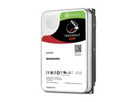 Seagate IronWolf ST12000VN0008 - Harddisk - 12 TB - intern - 3.5" - SATA 6Gb/s - 7200 rpm - buffer: 256 MB - med 3-års Seagate Rescue Data Recovery (en pakke 4) ST12000VN0008 4 PACK