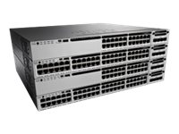 Cisco Catalyst 3850-24T-E - Switch - L3 - Styrt - 24 x 10/100/1000 - stasjonær, rackmonterbar WS-C3850-24T-E