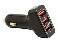 C2G Smart - Bilstrømadapter - 4.8 A - 3 utgangskontakter (USB) - svart 80923