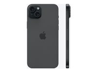 Apple iPhone 15 Plus - 5G smartphone - dobbelt-SIM / Internminne 512 GB - OLED-display - 6.7" - 2796 x 1290 pixels - 2x bakkameraer 48 MP, 12 MP - front camera 12 MP - svart MU1H3QN/A
