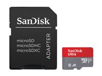 SanDisk Ultra - Flashminnekort (microSDHC til SD-adapter inkludert) - 32 GB - A1 / UHS-I U1 / Class10 - microSDHC UHS-I SDSQUA4-032G-GN6MA